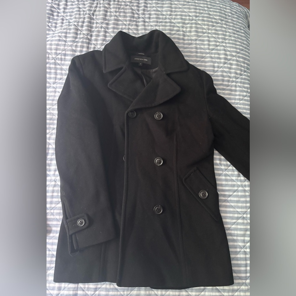 Jones New York Women’s Classic Black Pea Coat